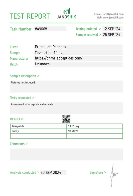Tirzepatide – 10mg