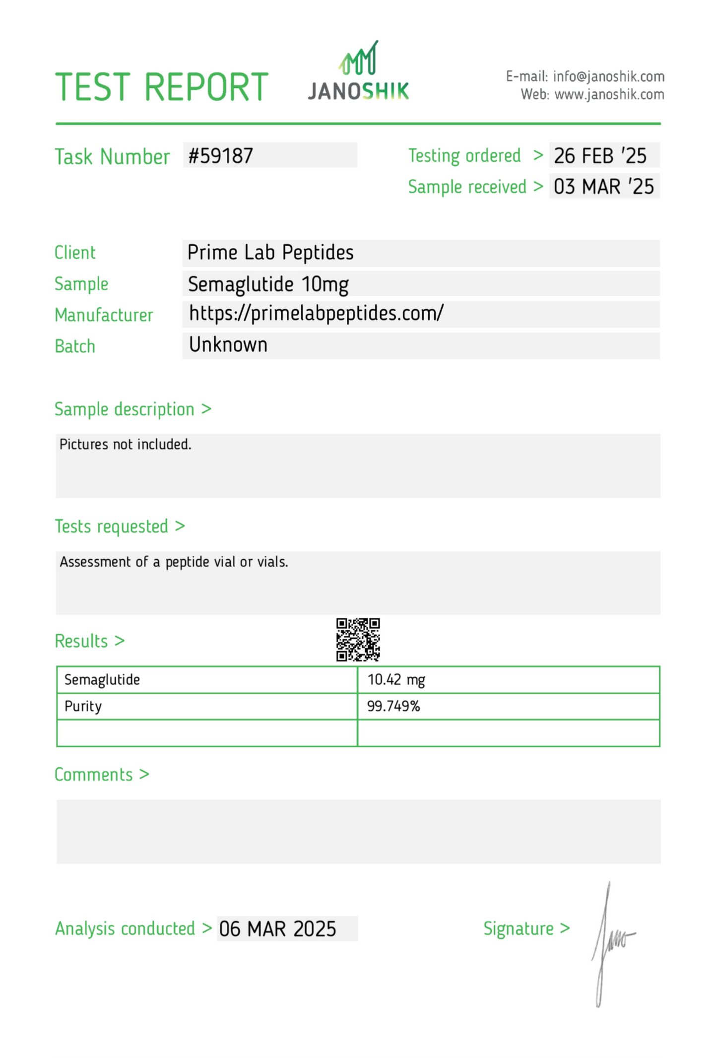 GLP-1SG – 10mg
