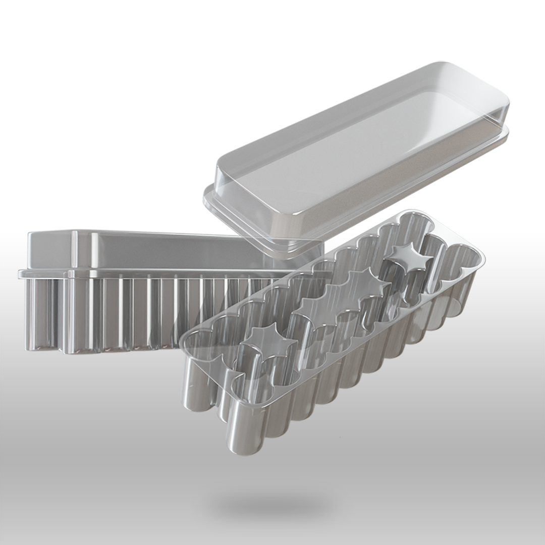 Plastic Storage Container for 24 Vials (2ml, 3ml vials)
