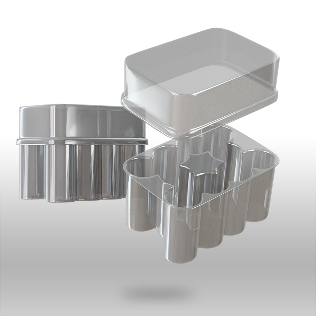 Plastic Storage Container for 10 vials (for 2ml or 3ml vials)