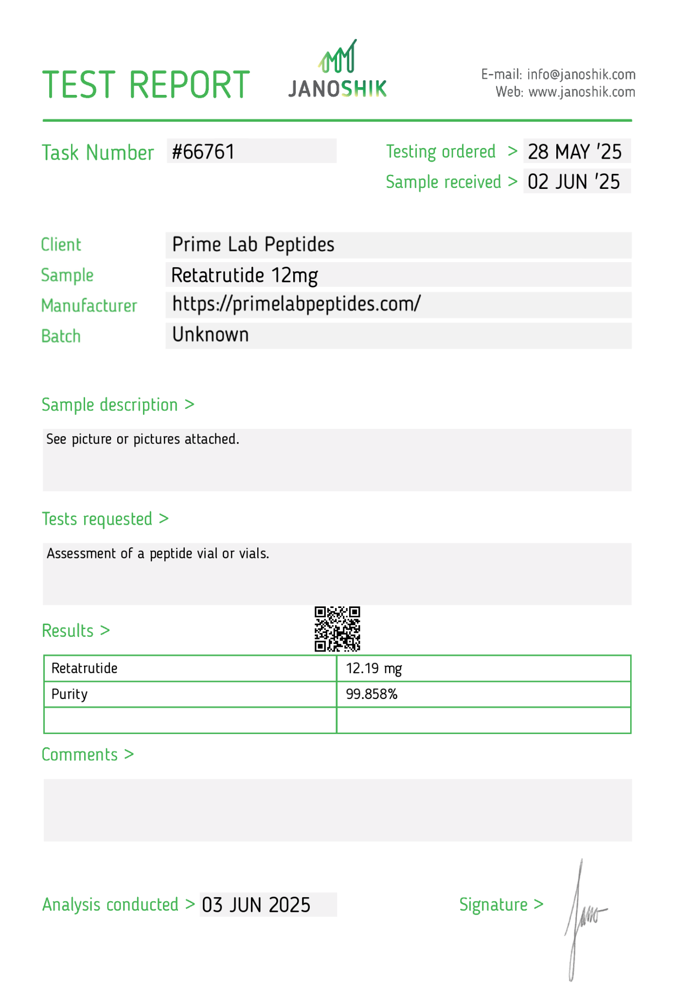 Retatrutide – 12mg