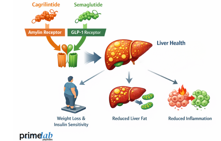 What Is the Potential Role of Cagrilintide and Semaglutide Therapy Combo in Obesity-Related Liver Disease?