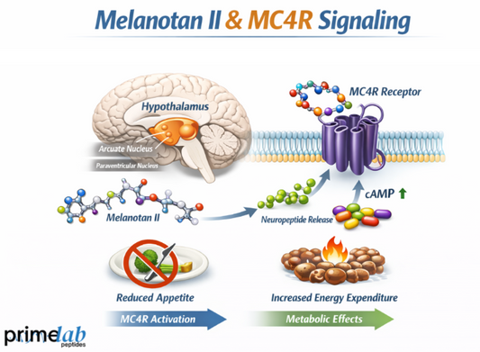 How Do Research Models Apply Melanotan II to Investigate MC4R-Controlled Metabolic Regulation?