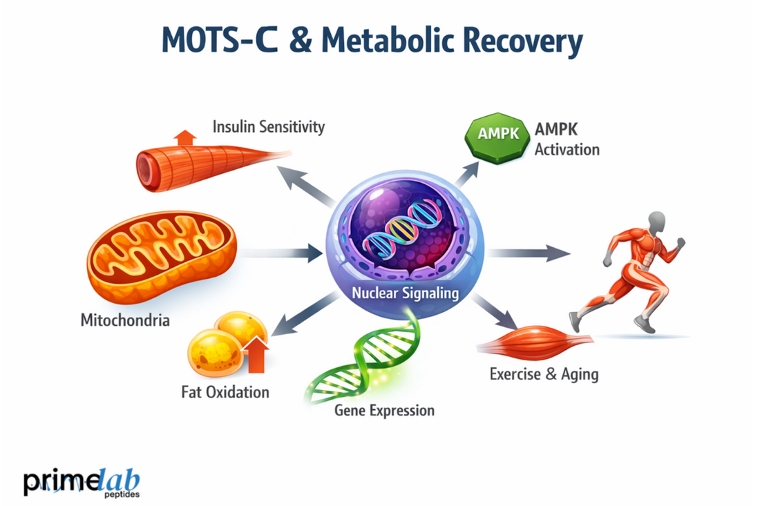 Does MOTS-C Promote Metabolic Recovery Through AMPK and Mitochondrial Signaling?