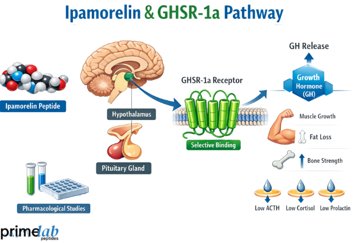 What Evidence Supports Ipamorelin Selective Activation Of GHSR-1a Receptor Pathways?