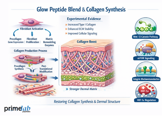 Can Glow Peptide Blend Improve Collagen Synthesis According to Experimental Evidence?