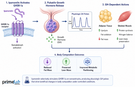 What Role Does Ipamorelin Play in GH-Driven Body Composition Changes?