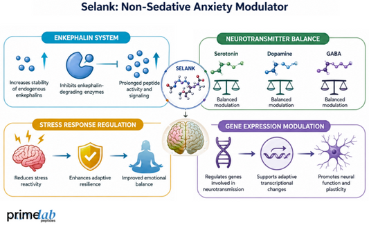 What Does Experimental Evidence Suggest About Selank as a Non-Sedative Anxiety Modulator?