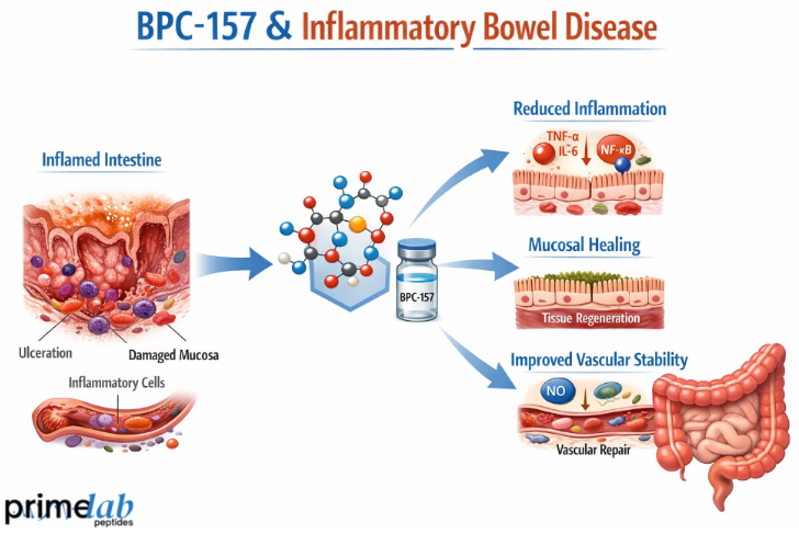 Can BPC-157 Improve Recovery Outcomes in Inflammatory Bowel Disease Based on Research?