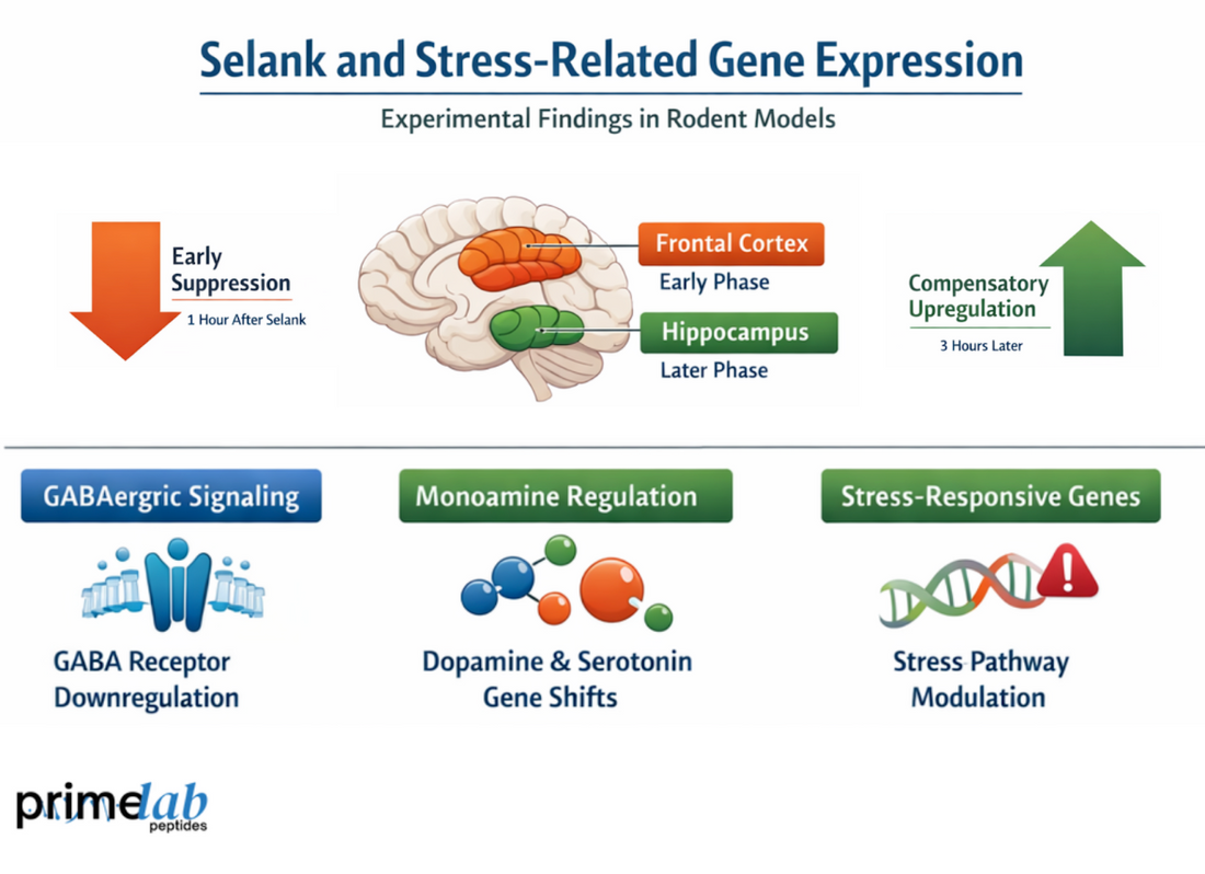 Can Selank Alter Stress-Related Gene Expression According to Experimental Findings?