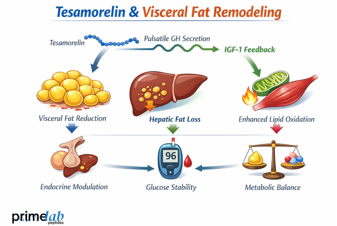 Can Long-Term Tesamorelin Therapy Remodel Visceral Fat Distribution Scientifically Sustainably?