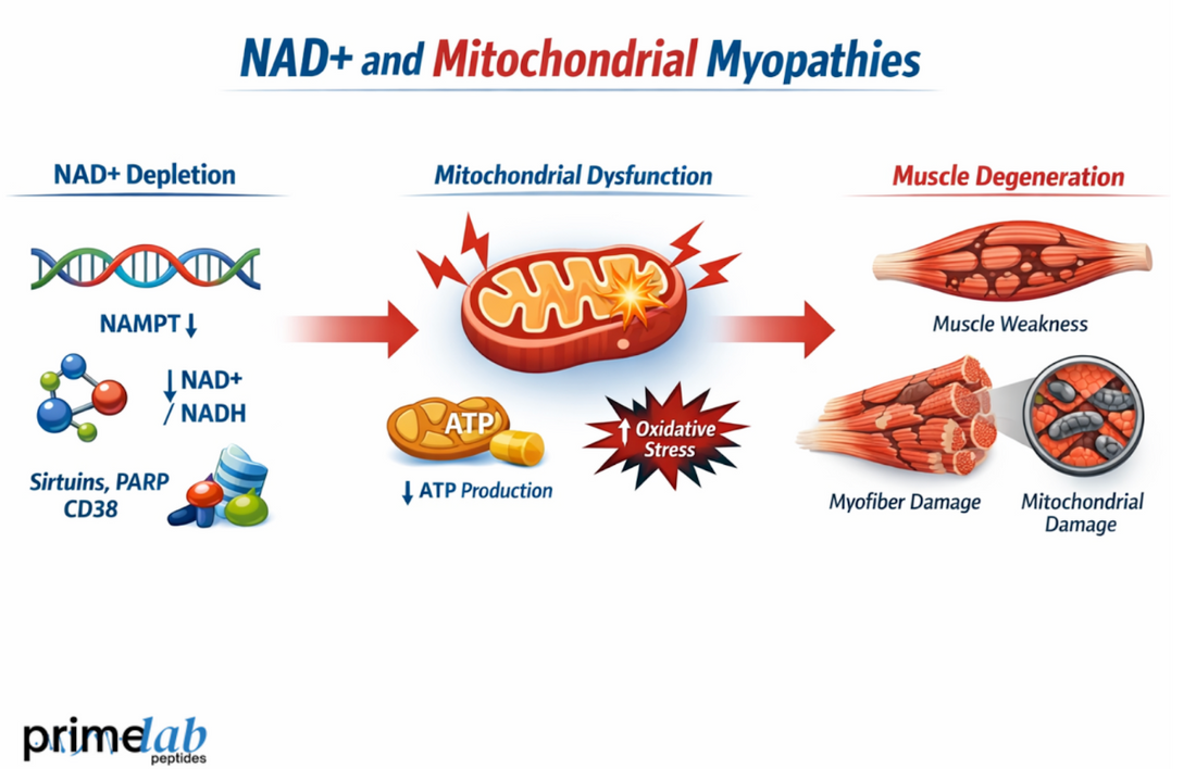 Is Impaired NAD+ Homeostasis Associated With Mitochondrial Myopathies Research?
