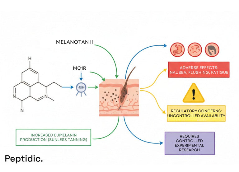 Does Melanotan II Perform in Sunless Tanning Research and What Are the Associated Risks?