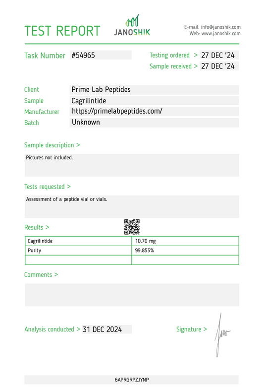 Cagrilintide - 10mg