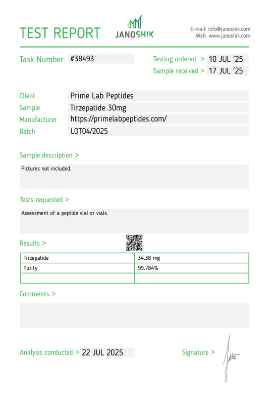 Tirzepatide – 30mg