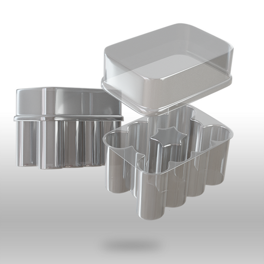 Plastic Storage Container for 10 vials (for 2ml or 3ml vials)