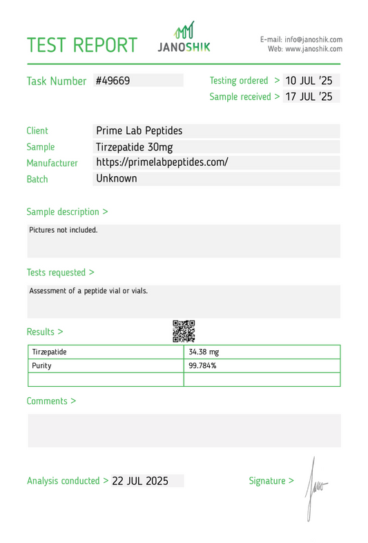 Tirzepatide – 30mg